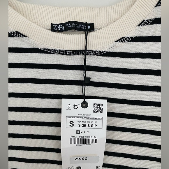 Zara Oversized Striped Shirt - Picture 3 of 8